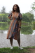 Vestido Transpassado Ananás