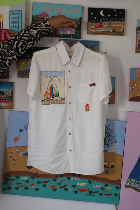 Camisa Awêry Arte Fátima Aparecida