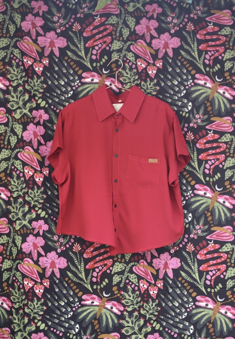 Cropped Vermelho Carmim