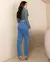 Calça jeans mom com cinto Consciência Jeans REF23934 na internet