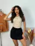 Imagem do Cropped regatas com corações bordados REF2282