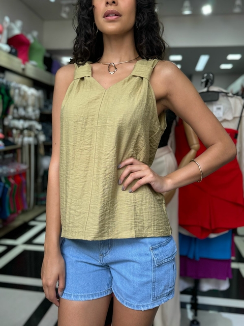 Regata Fatima com detalhe na alça REF5505