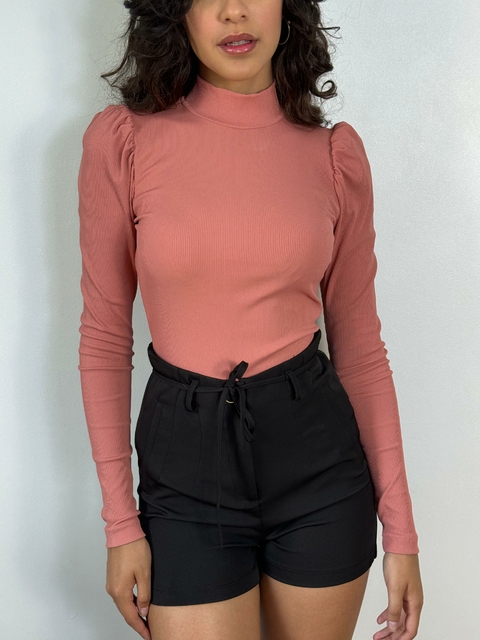 Blusa gola alta K2B manga longa princesa Faliane