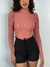 Blusa gola alta K2B manga longa princesa Faliane