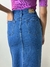 Saia longa jeans com fenda K2B Sumeili