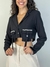 Casaco Blazer com pedrarias no bolso Oxford REF2279 - Loja Hipátia