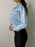 Jaqueta jeans marmorizado cropped Consciência Jeans REF23669 - loja online