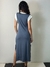 Vestido viscolycra com aberturas laterais manga muscle tee - loja online
