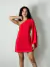 Vestido curto um ombro mulamanca duna com forro REF23005 - Loja Hipátia