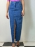 Saia longa jeans com fenda K2B Sumeili - loja online