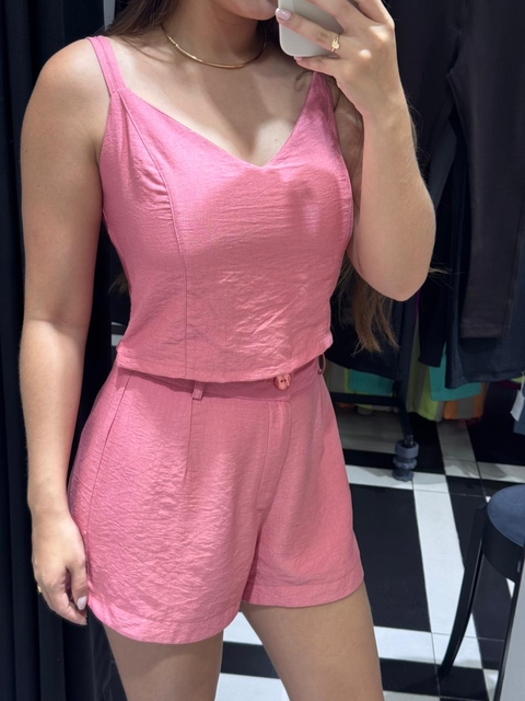 Conjunto Elsi K2B em linho premium