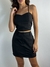 Conjunto alfaiataria cropped de alcinha e saia REF838 na internet