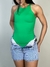 Body K2B em poliamida com bojo gola fechada Leisa - comprar online