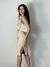 Conjunto cropped e saia K2B viscolinho canelado Selilane na internet