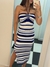 Vestido MIDI modal em listras - Loja Hipátia