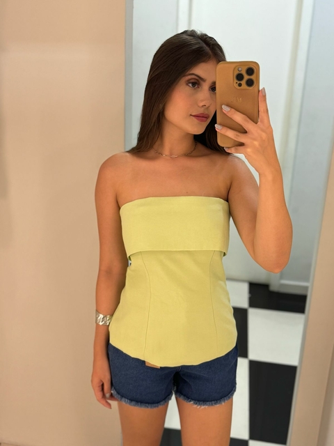 Blusa tomara que caia com Suzana REF3141