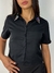 Camisa cropped com gola em pedrarias REF6009 - comprar online