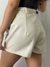 Short couro courino sintético com elastano PU REF535 - comprar online