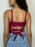 Cropped Alesine com decote traseiro K2B