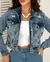 Jaqueta jeans cropped americana Consciência Jeans REF23552 - comprar online