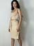 Imagem do Conjunto cropped e saia K2B viscolinho canelado Selilane