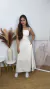 Imagem do Conjunto em linho saia midi + cropped REF1922