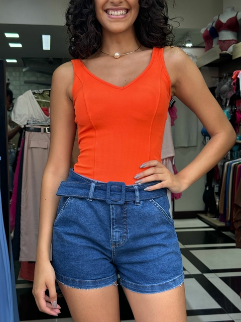 Short Jeans K2B Ligrabieli com cinto