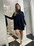 Vestido/Blusa manga morcego gola alta tricoline - comprar online
