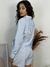 Conjunto listrado camisa cropped + short REF2664 na internet