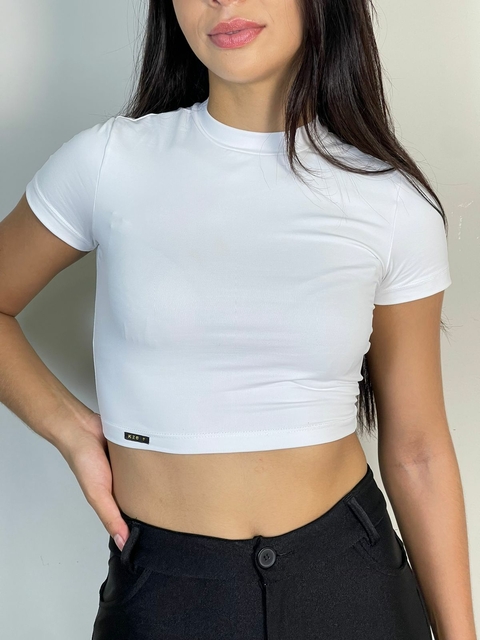 Cropped Jirlande K2B Poliamida Gola Alta