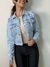 Jaqueta jeans marmorizado cropped Consciência Jeans REF23669