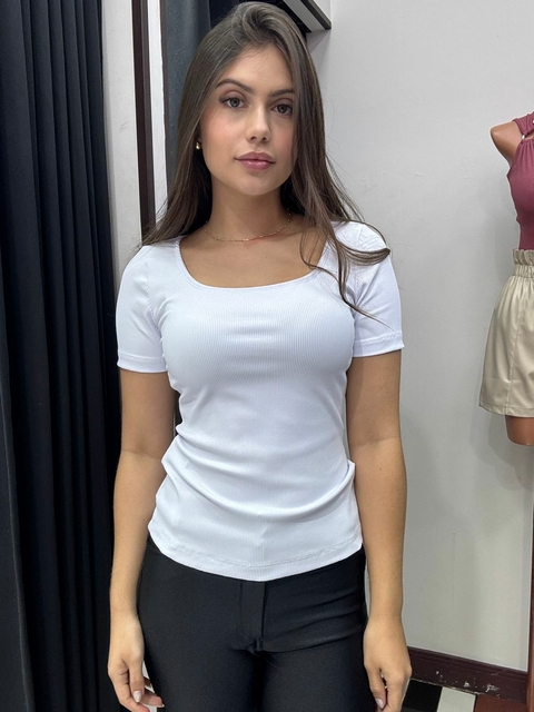 Blusa Seneline K2B canelado block