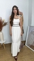 Vestido longo Juliana com bordados - comprar online