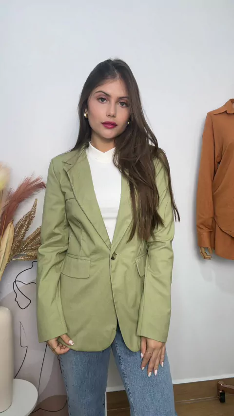 Blazer em linho estruturado Suzi REF1023