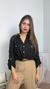 Camisa importada M/L botões linho misto REF47