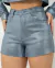 Short mom barra fio metalizado Consciência Jeans REF24339 - comprar online