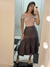 Body ombro a ombro em poliamida - comprar online