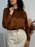 Camisa em cetim alongada Samara REF2688 - loja online