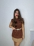 Colete analu gola maxi em tricot JJ267