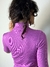 Blusa manga 3/4 com gola alta e brilho viscolycra REF284 - loja online