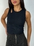 Cropped K2B canelado macio regata Falisina - comprar online