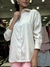 Camisa em cetim risca de giz REF10092