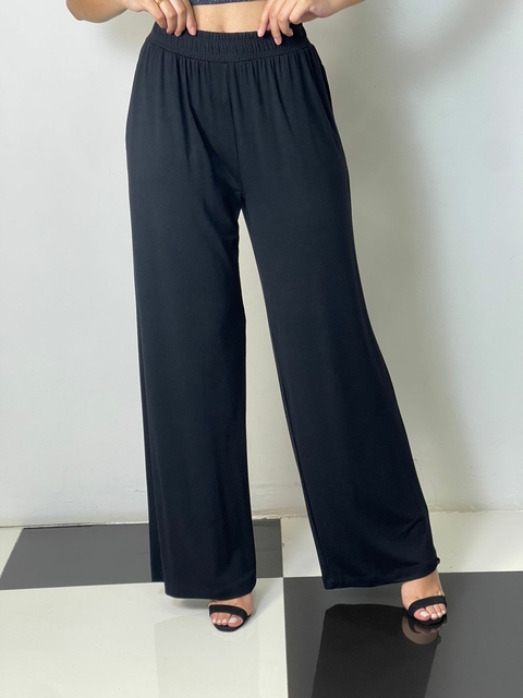 Calça wide leg viscolycra K2B Jurali