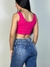 Cropped canelado block K2B Tanenira - comprar online