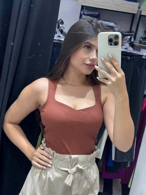 Cropped Sanete K2B decote coração