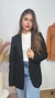 Blazer em linho estruturado Suzi REF1023 - Loja Hipátia