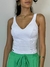 Cropped Nelusa com decote profundo nas costas K2B