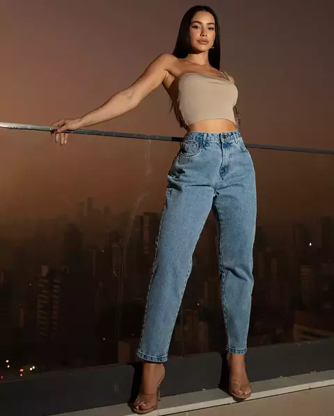 Calça jeans mom básica Consciência Jeans REF24231