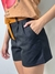 Shorts alfaiataria com cinto de couro sintético REF159 na internet