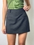 Short saia alfaiataria com bolsos invertidos zíper traseiro - Loja Hipátia
